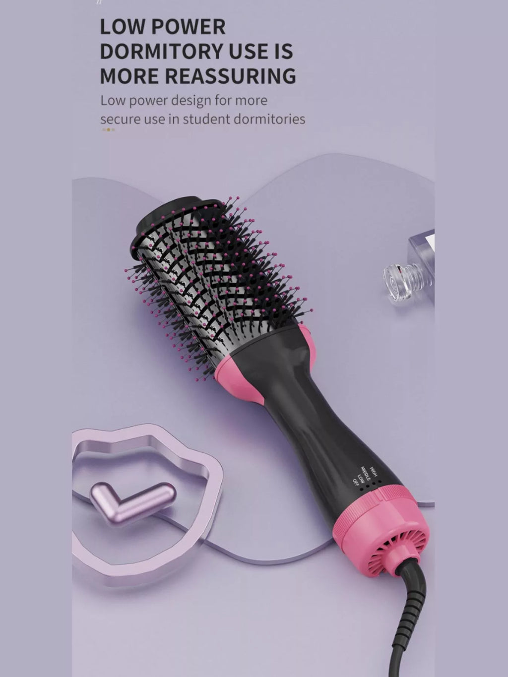 Multifunctional Hot Air Straightening Comb