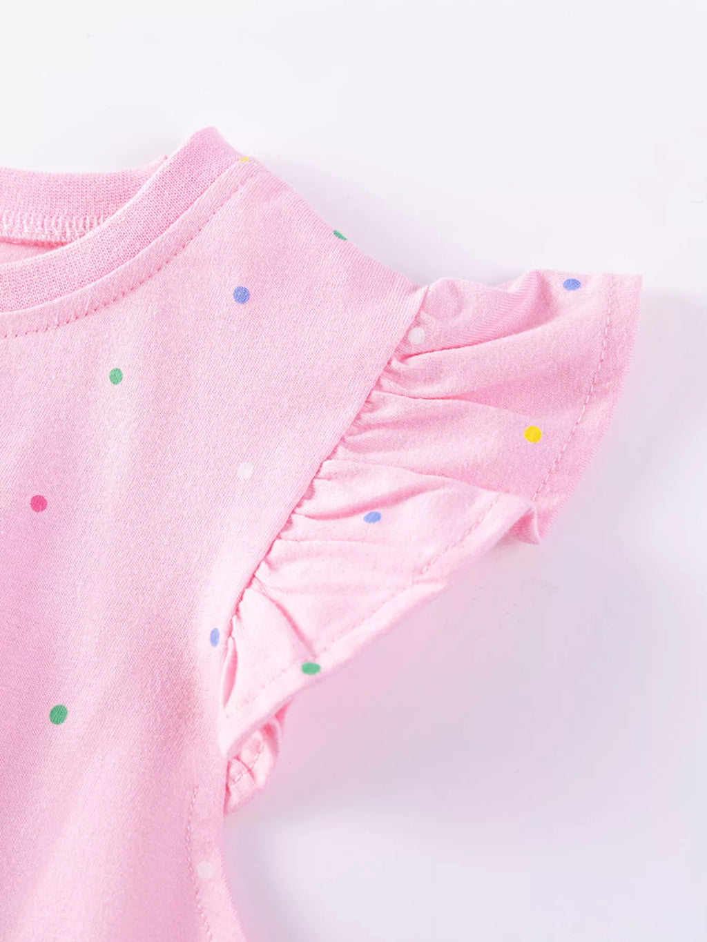 Children's Unicorn Ruffle Sleeve Tulle Dress