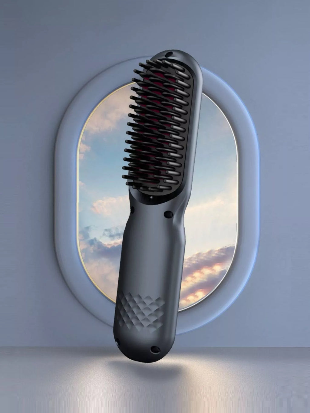 Adjustable Temperature Hair Straightening Comb