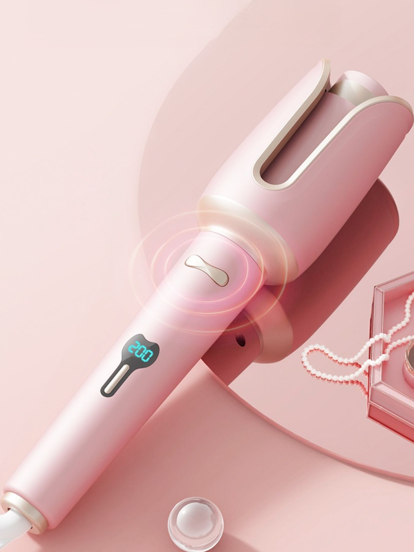 Automatic Rotating Ceramic Hair Curling Iron