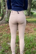 Coquet High Waist Hunter Coolmax Vegan Tan Knee Patch Breeches