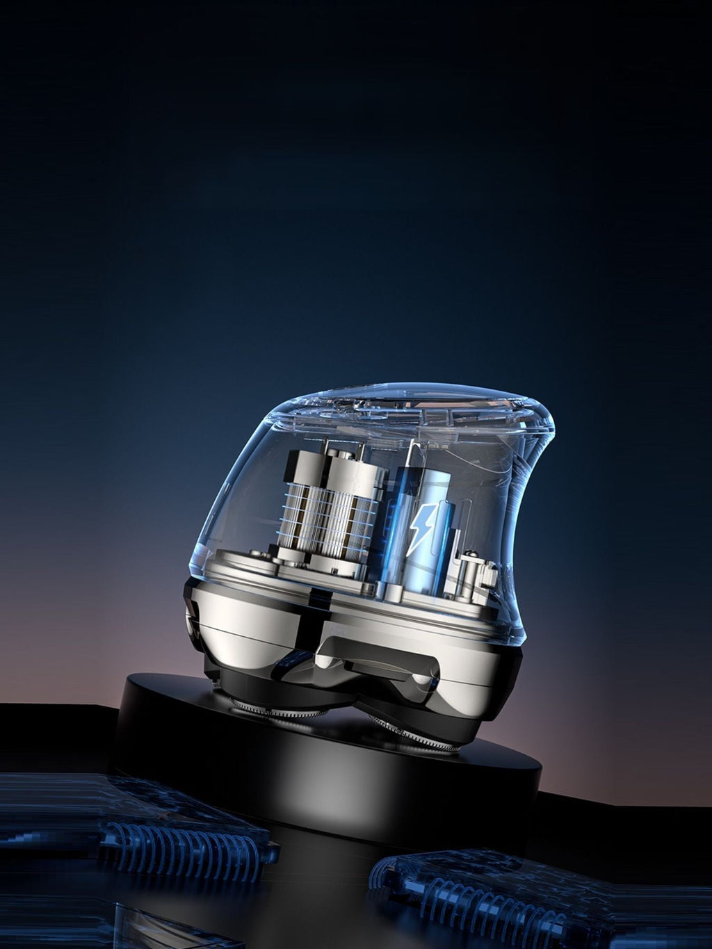 Rechargeable 5-Head Rotary Shaver