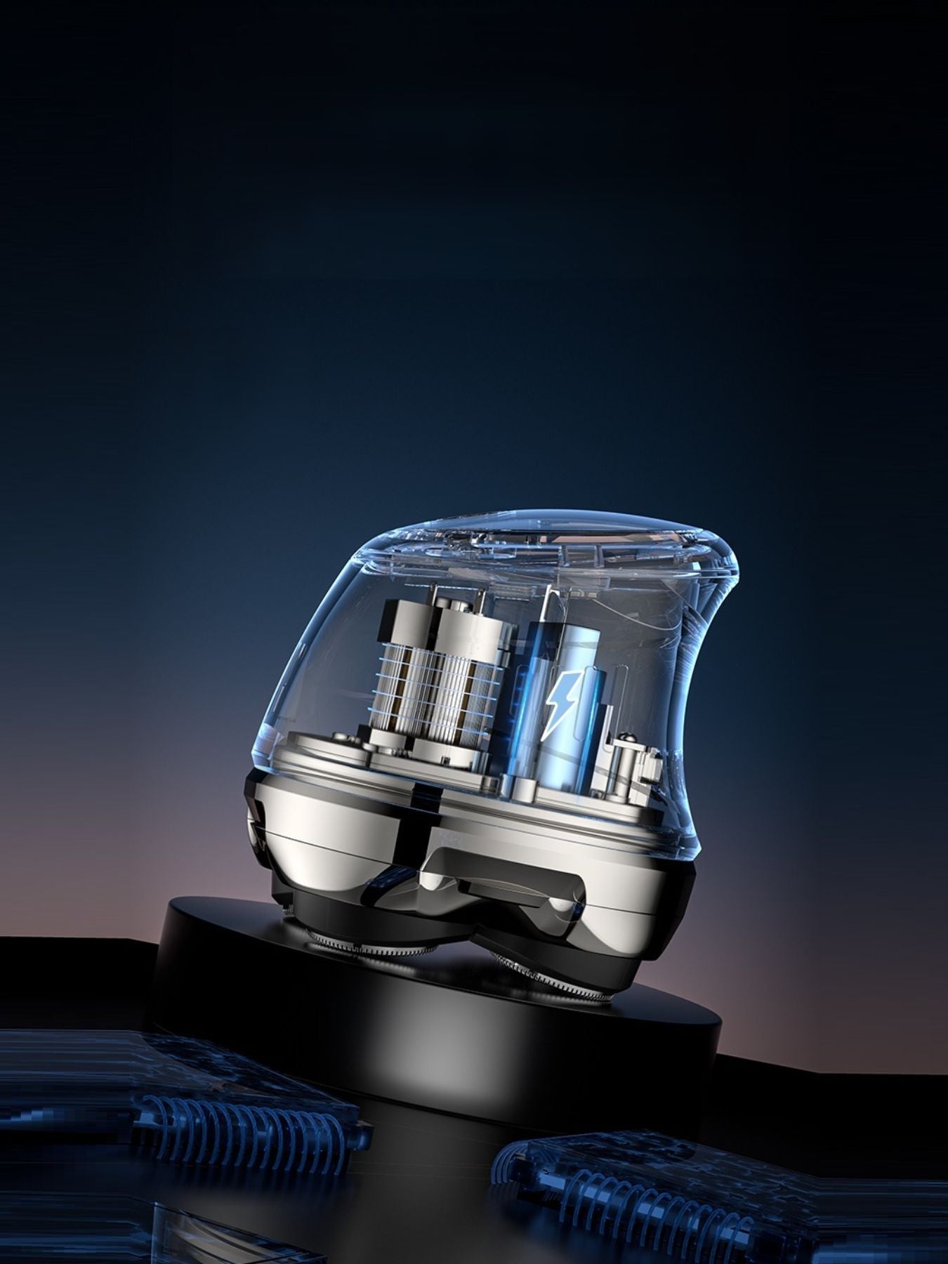 Rechargeable 5-Head Rotary Shaver