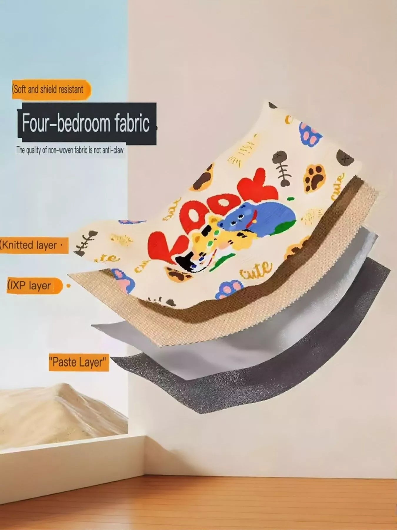 Cartoon Pattern Anti-Scratch Sofa Pet Furniture Protector