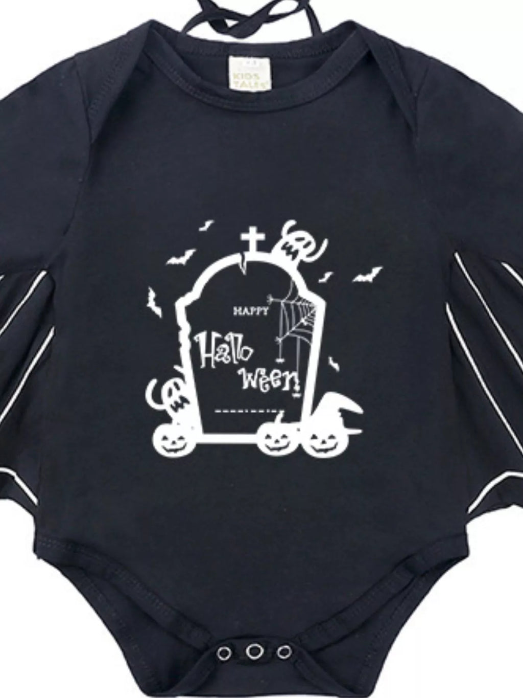 Children's Halloween Bat Bodysuit & Hat Costume Set