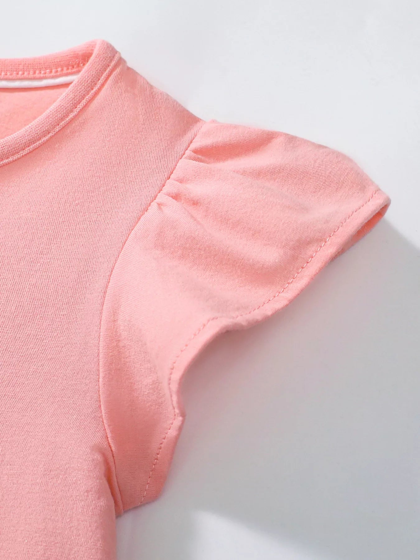 Children's Goose Ruffle Sleeve Dress