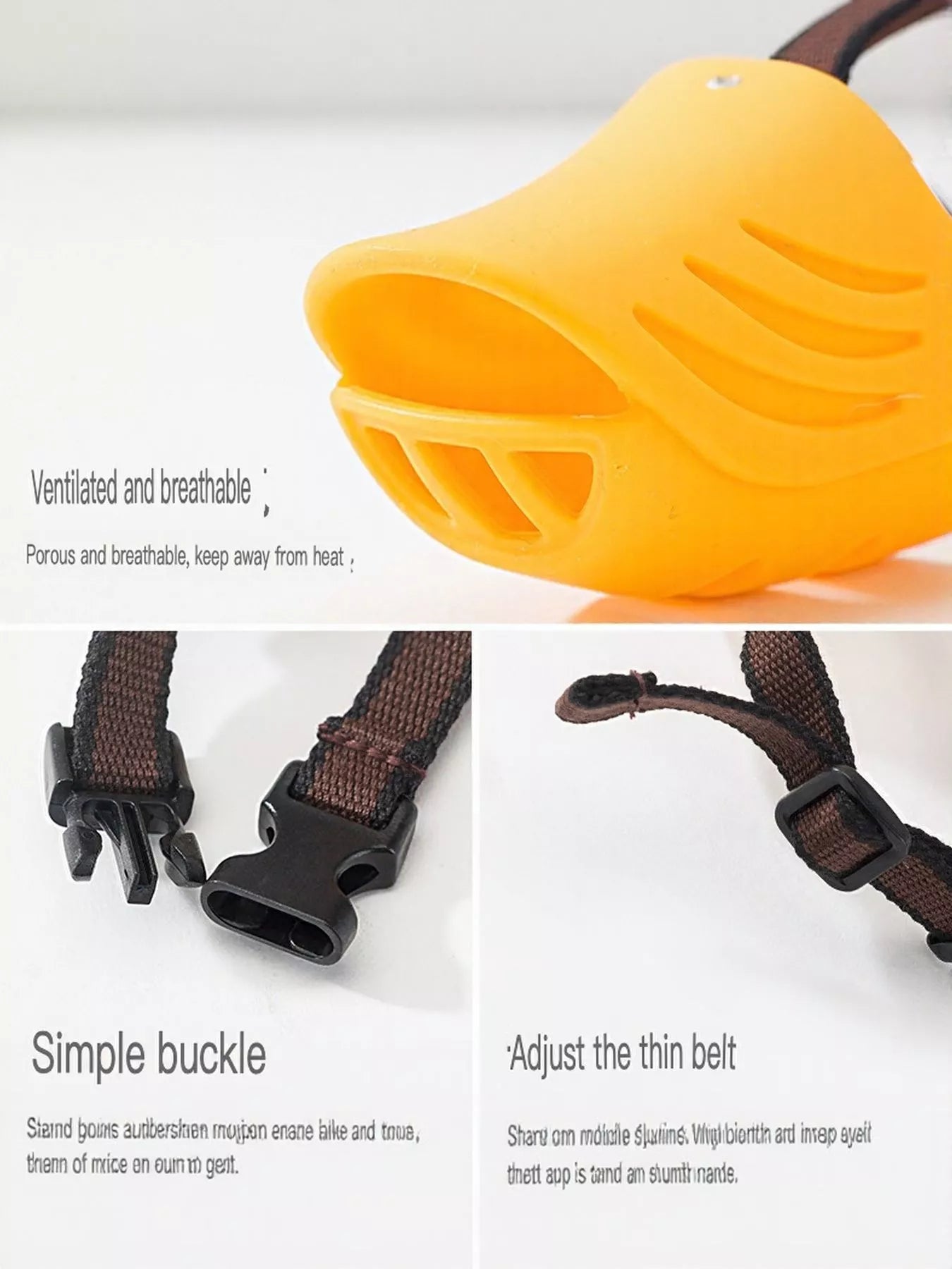 Duck-Billed Style Pet Muzzle