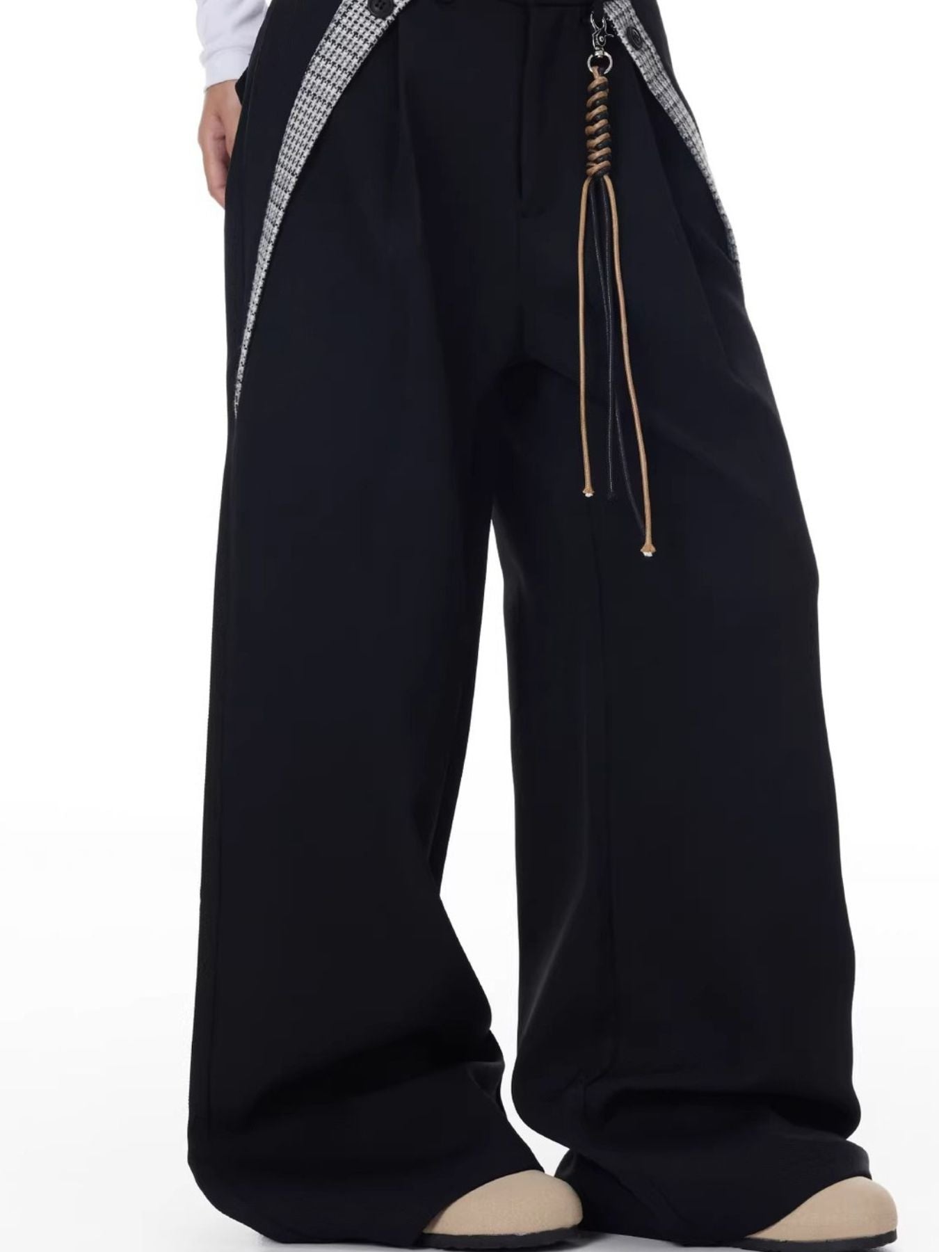 Men's Plus Size Wide Leg Pants