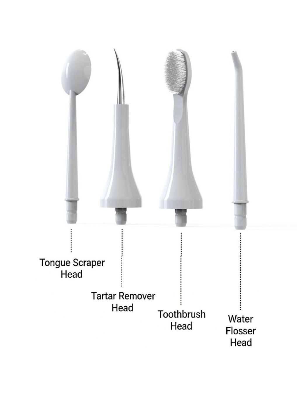 Portable Water Flosser with Multiple Nozzles