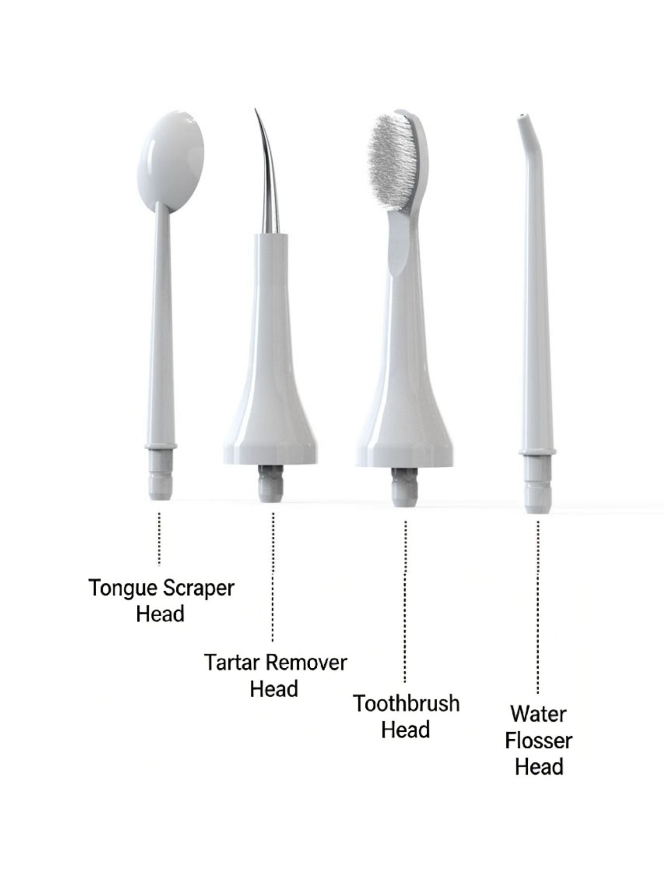 Portable Water Flosser with Multiple Nozzles