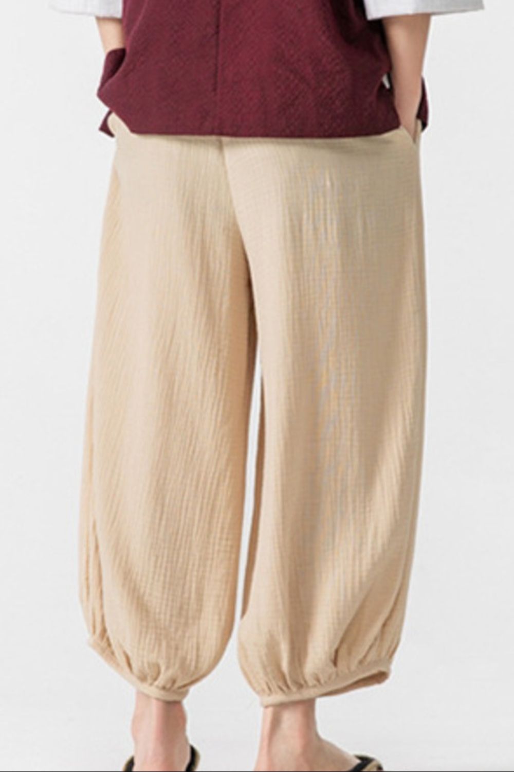 Men's Plus Size Loose Fit Harem Pants