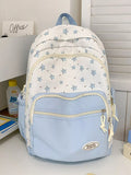 Star Pattern Lightweight Backpack Bag