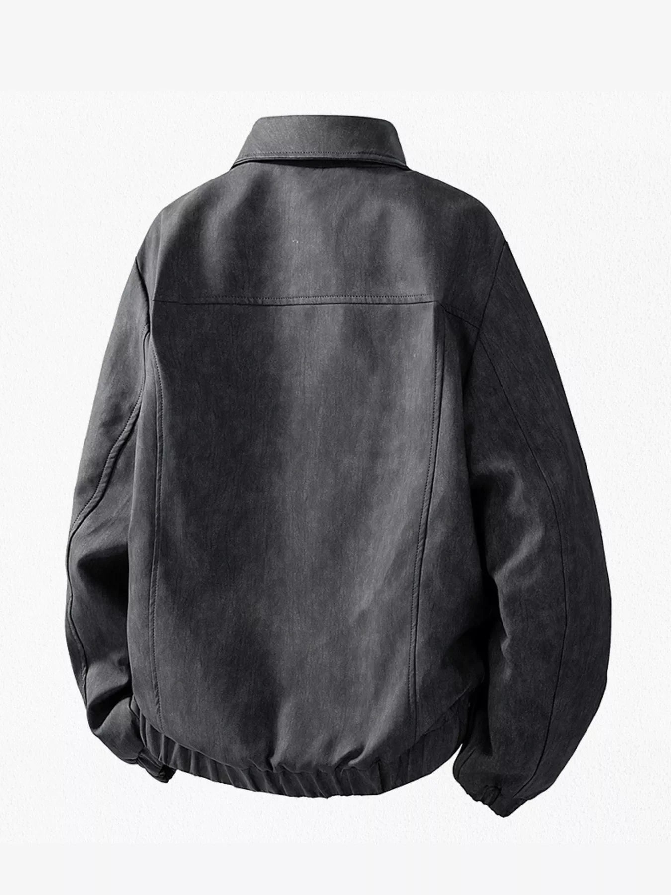 Men's Plus Size Casual Zip Up Jacket