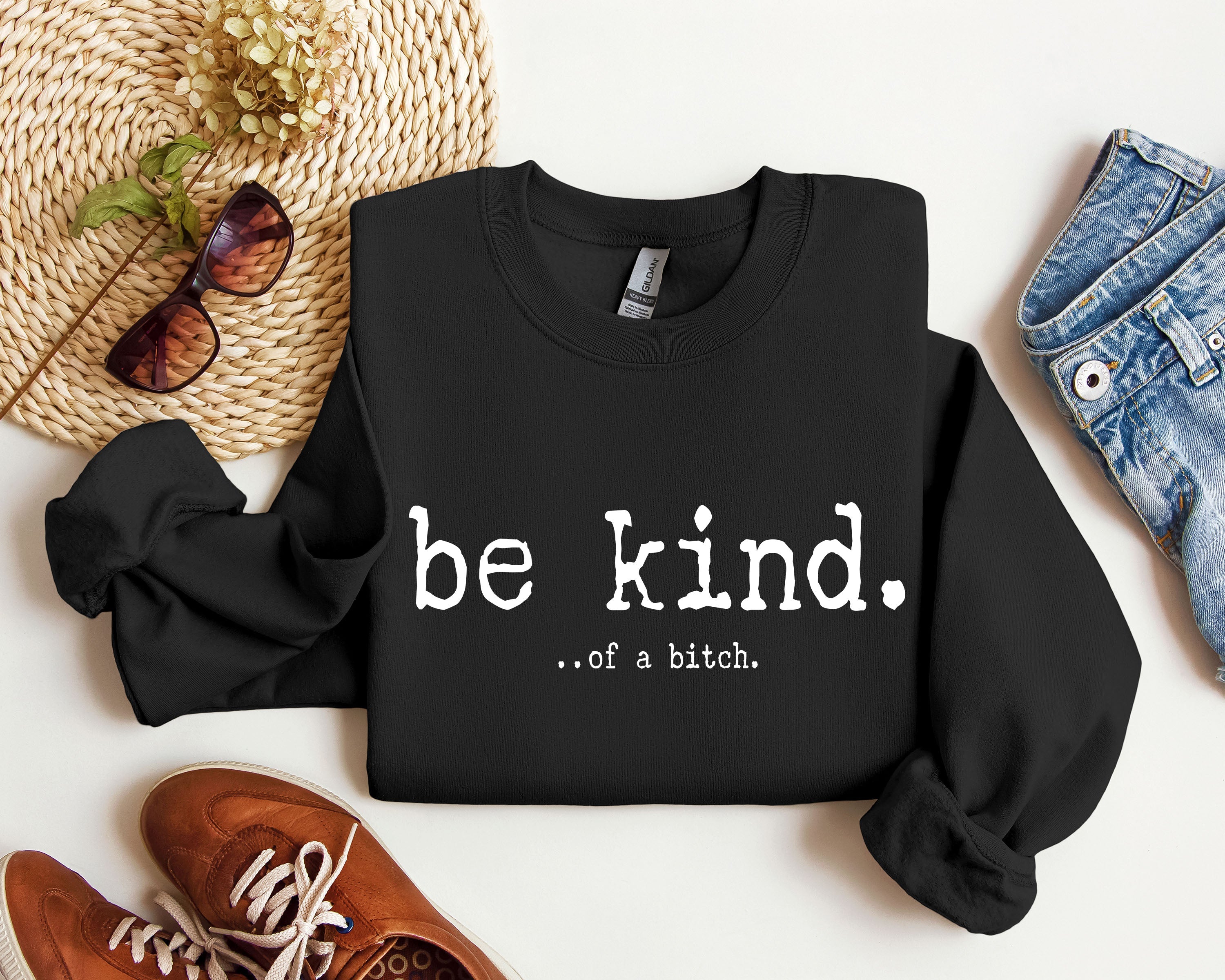 Be Kind Be Kind College Campus Sarcasm Be Kind Statement For The Daily Campus Wardrobe Sweatshirt