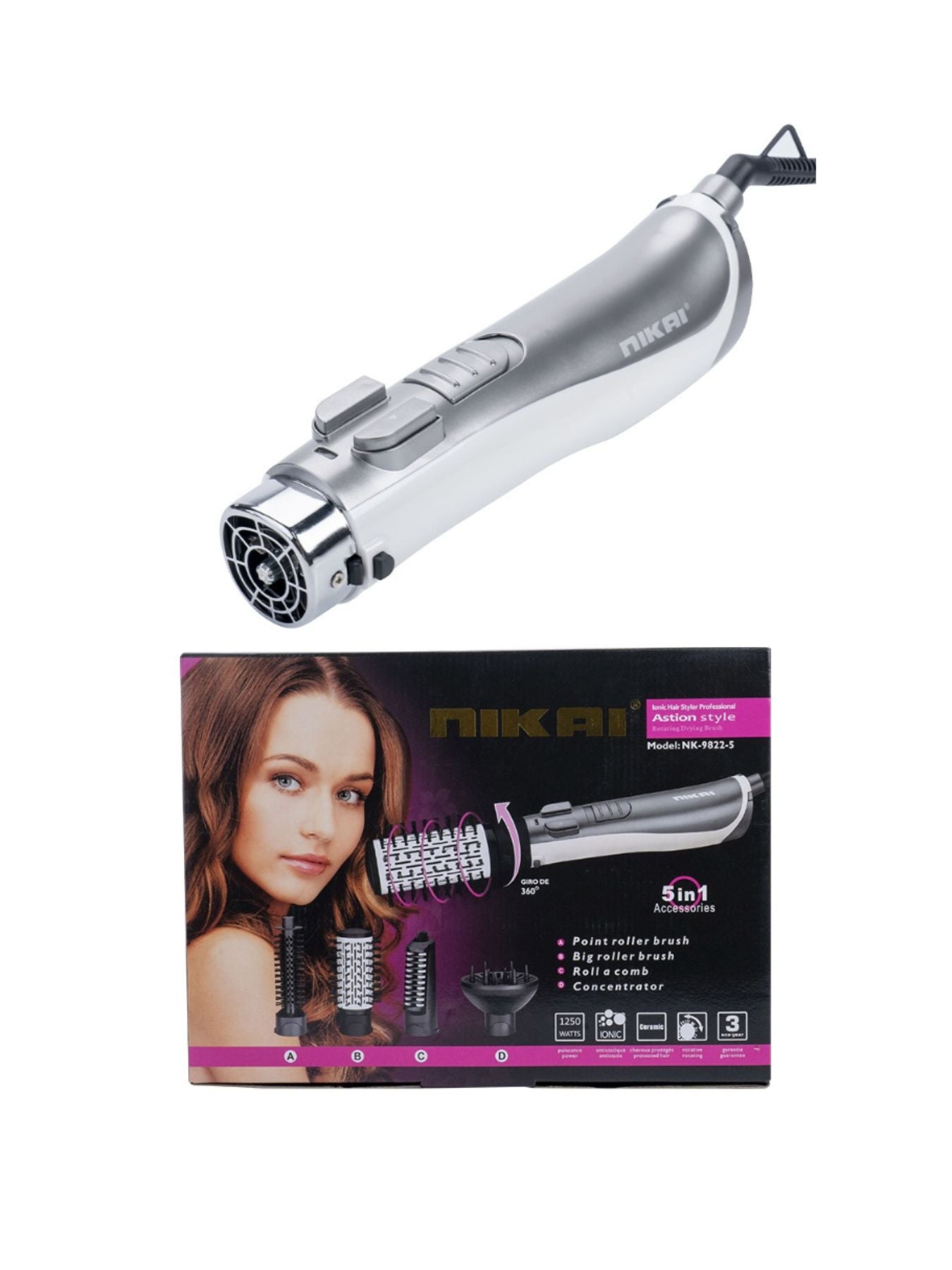 Lightweight Hot Air Brush
