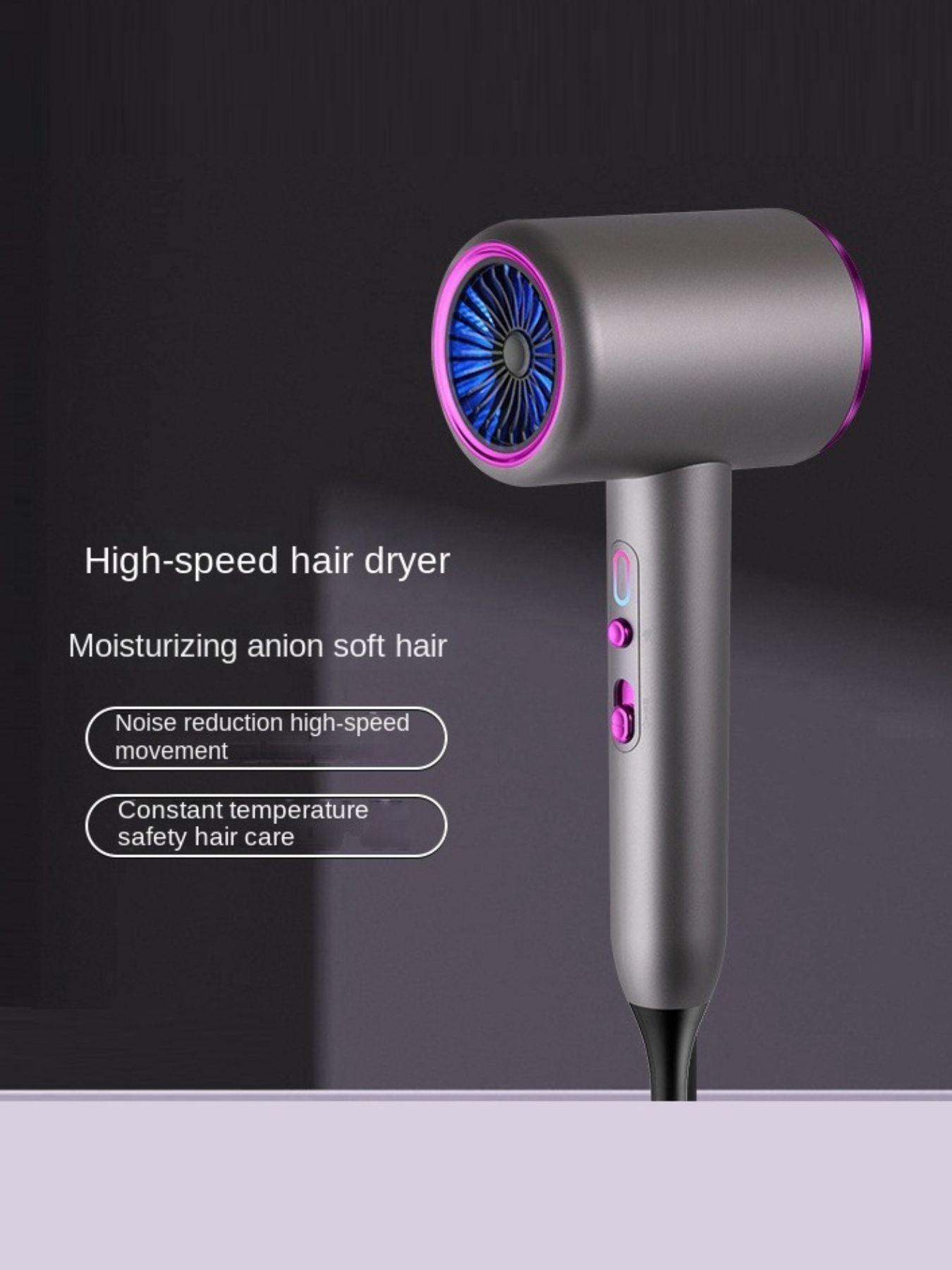 High-Speed Hair Dryer with Temperature Control