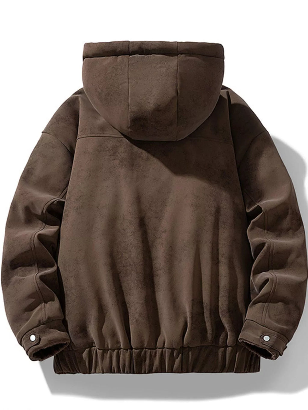 Men's Plus Size Hooded Fleece Lined Winter Jacket