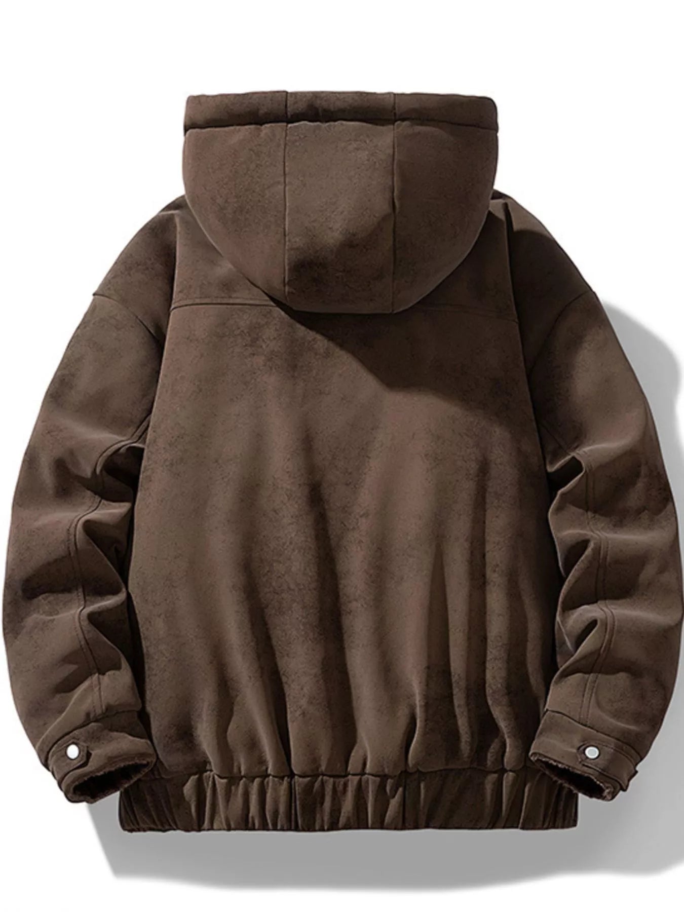 Men's Plus Size Hooded Fleece Lined Winter Jacket