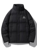 Men's Plus Size Zip Up Padded Puffer Jacket