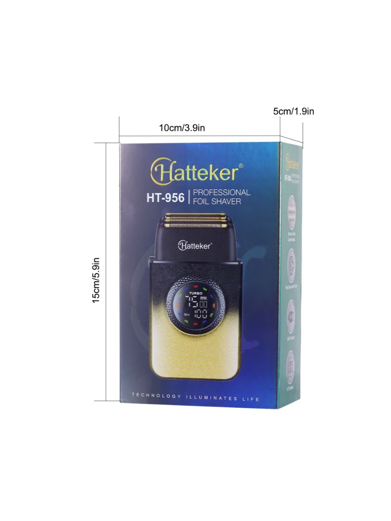 Electric Shaver with LED Display