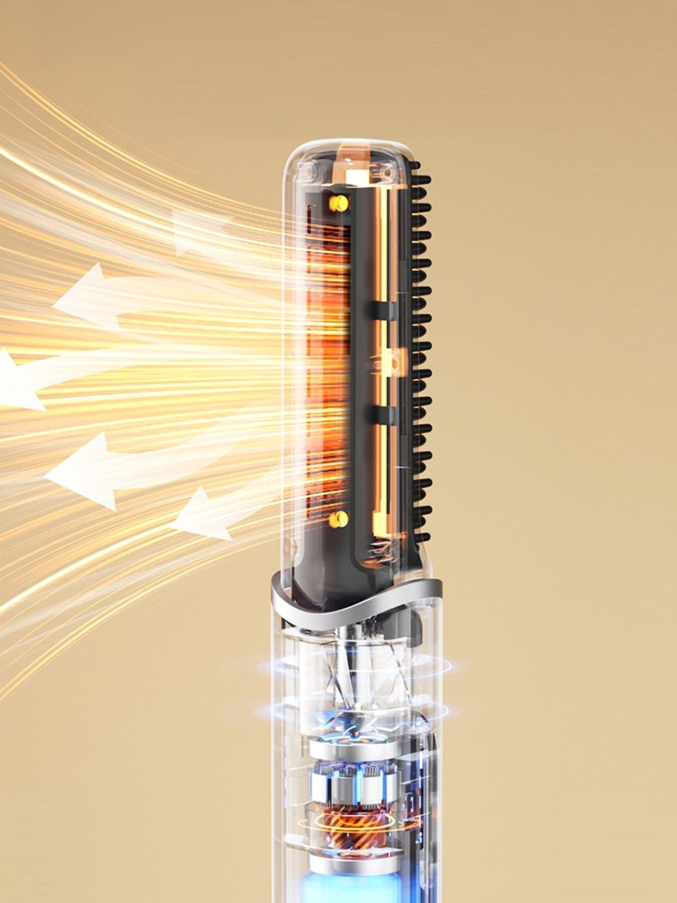 Fast Heating Hair Straightening Comb
