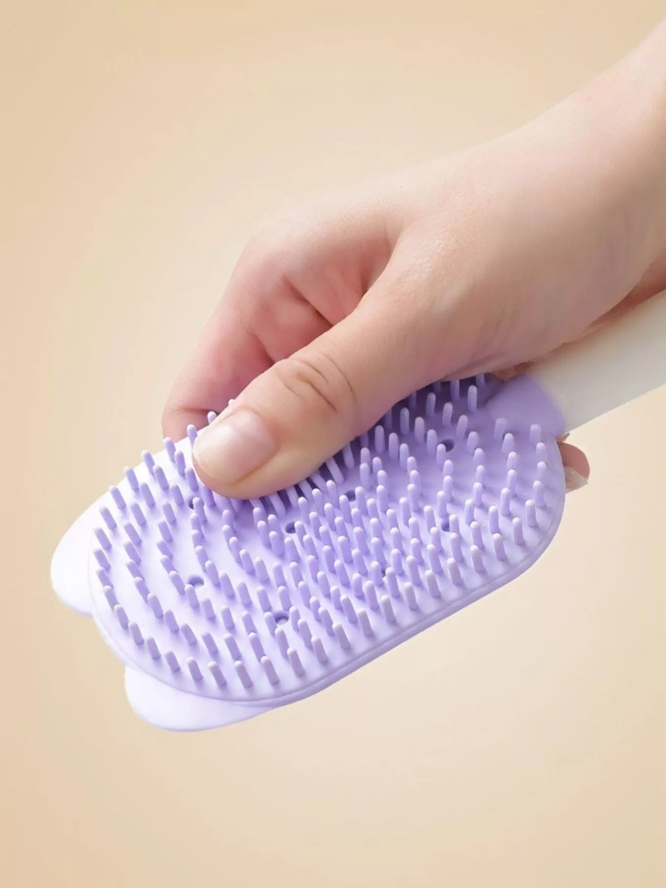 Gentle Silicone Pet Hair Remover Brush