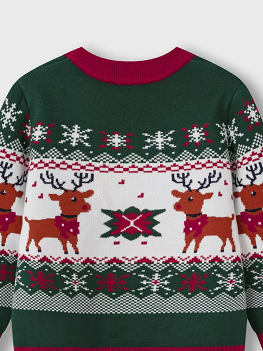 Children's Christmas Tree Round Neck Sweater