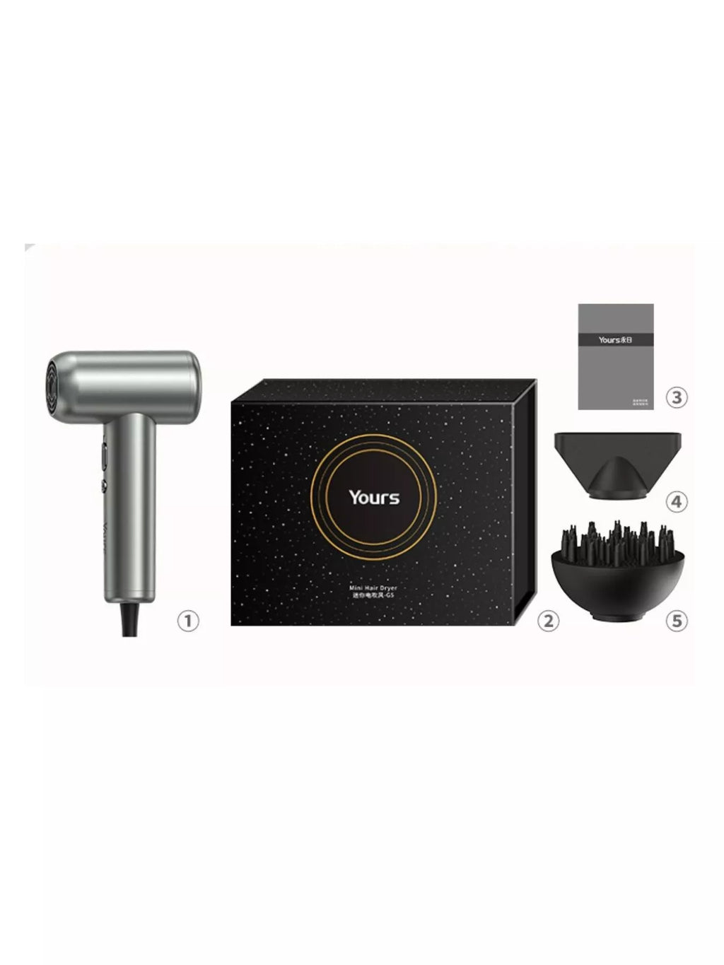 Portable Negative Ion High-Speed Hair Dryer
