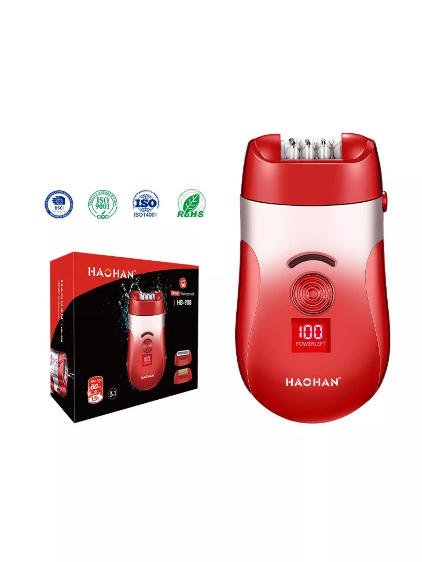 USB Rechargeable Portable Painless Hair Removal