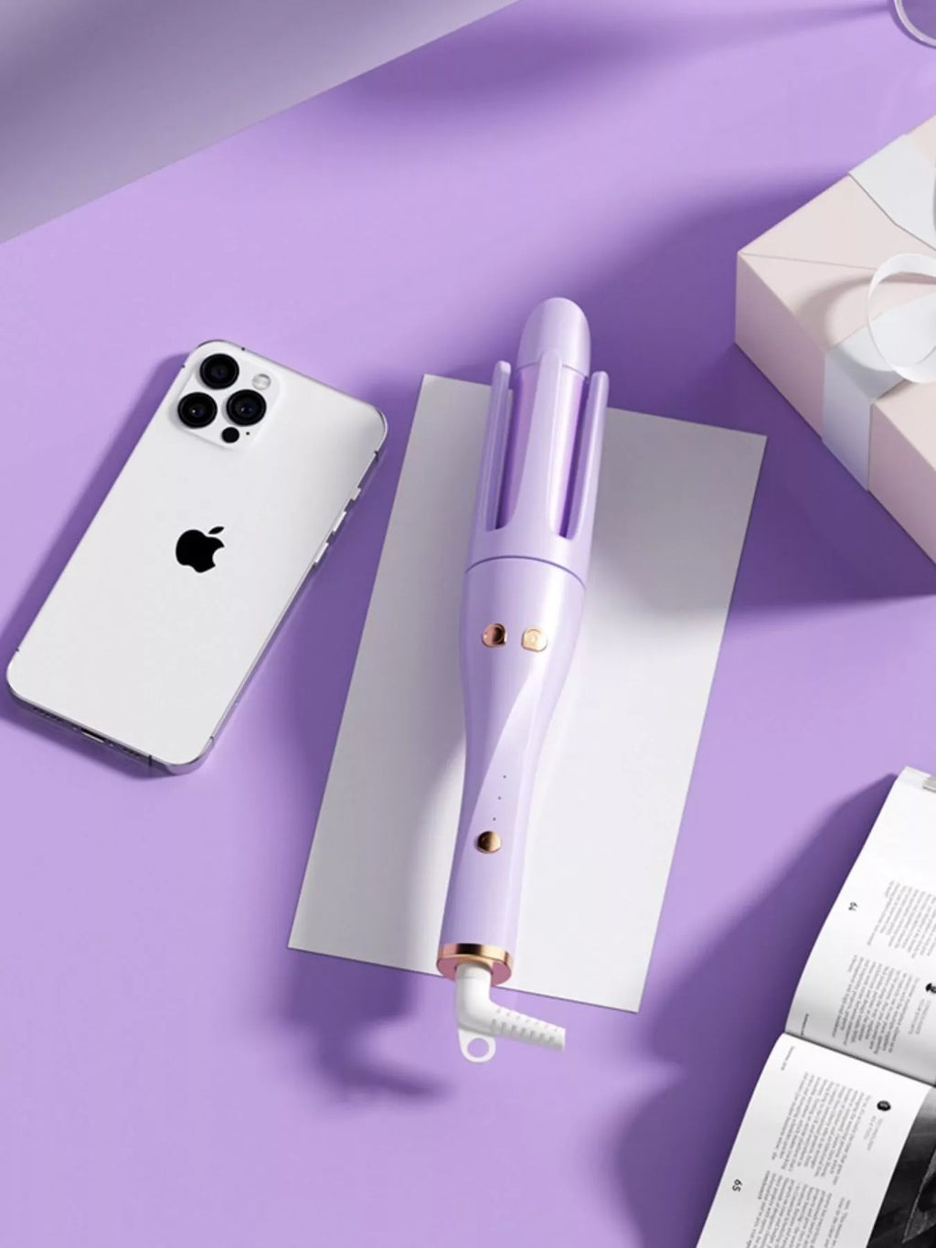 Automatic Rotating Hair Curling Iron