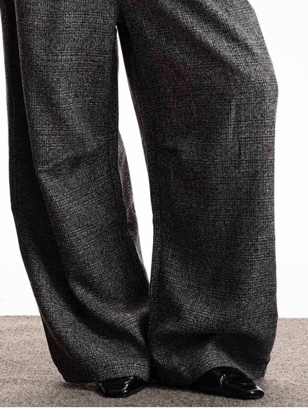 Men's Plus Size Wide Leg High Waist Pants