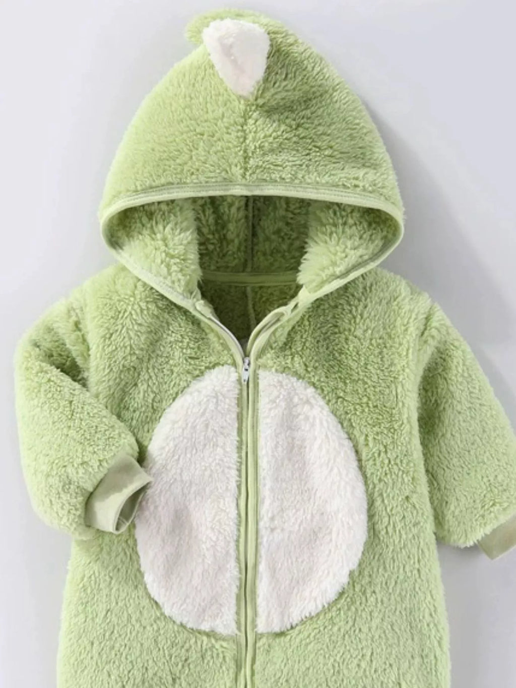 Children's Animal Plush Hooded One-Piece Jumpsuit