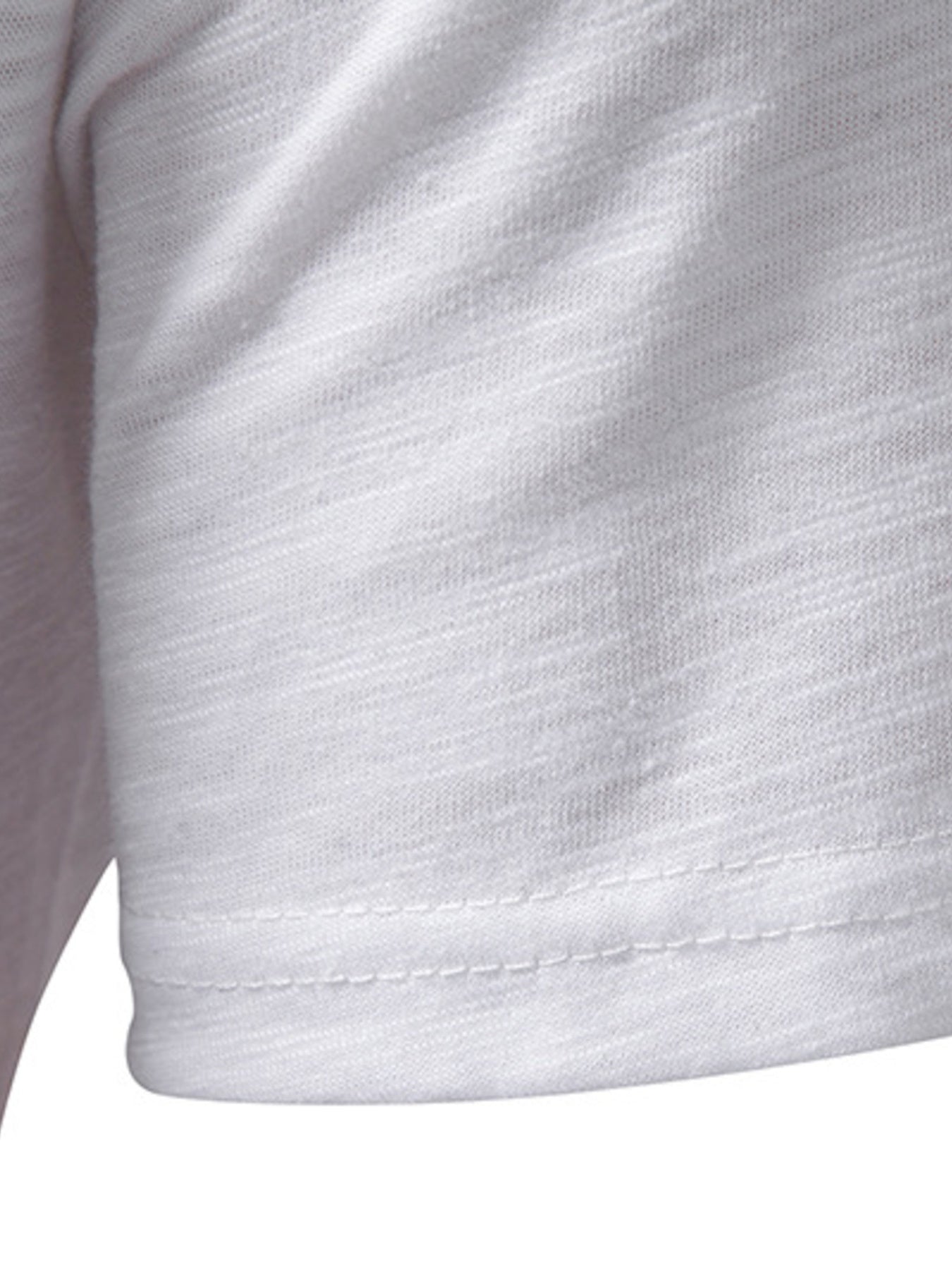 Men's Casual Button Detail T-Shirt