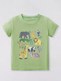 Children's Animal Crew Neck T-Shirt