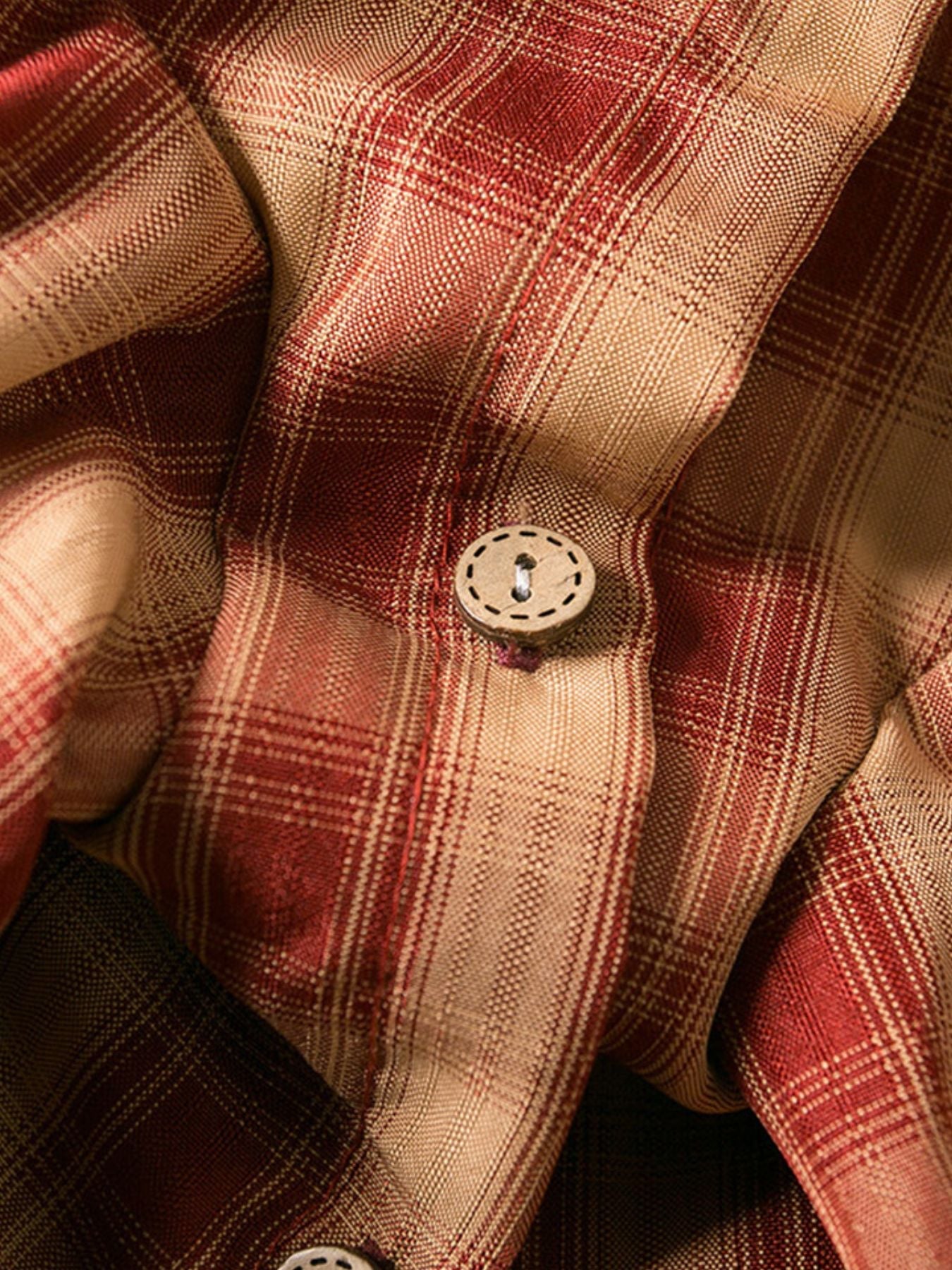 Plaid Button-Down Pet Shirt