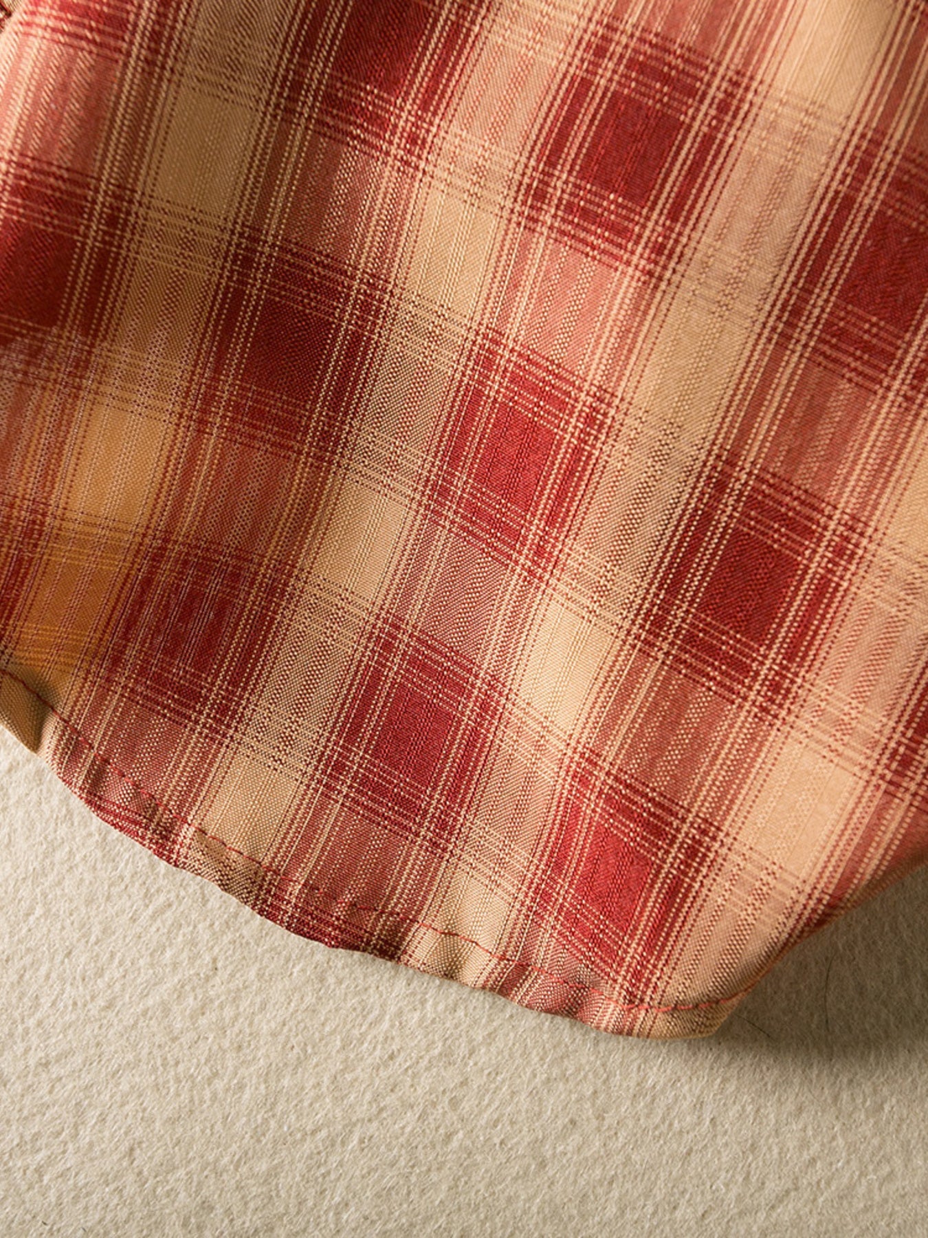 Plaid Button-Down Pet Shirt