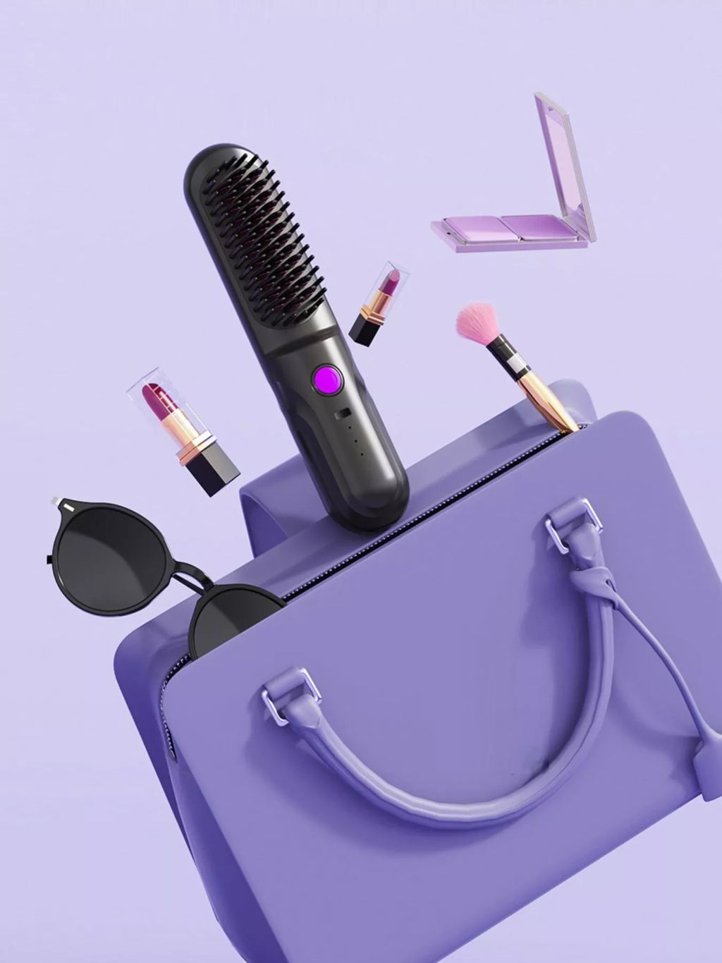 Portable Heated Straightening Comb