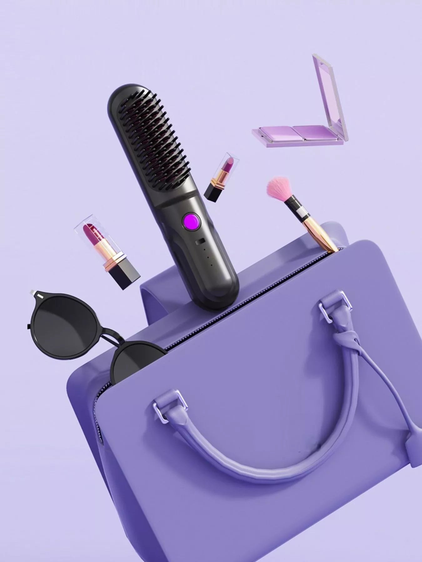 Portable Heated Straightening Comb