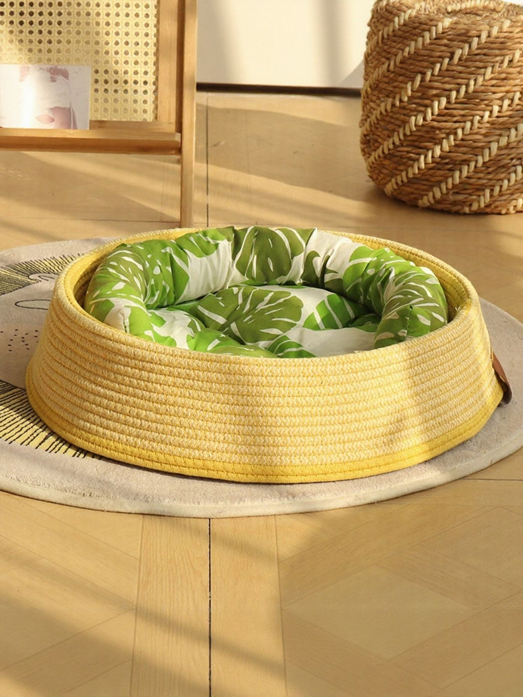 Woven Rattan Pet Nest