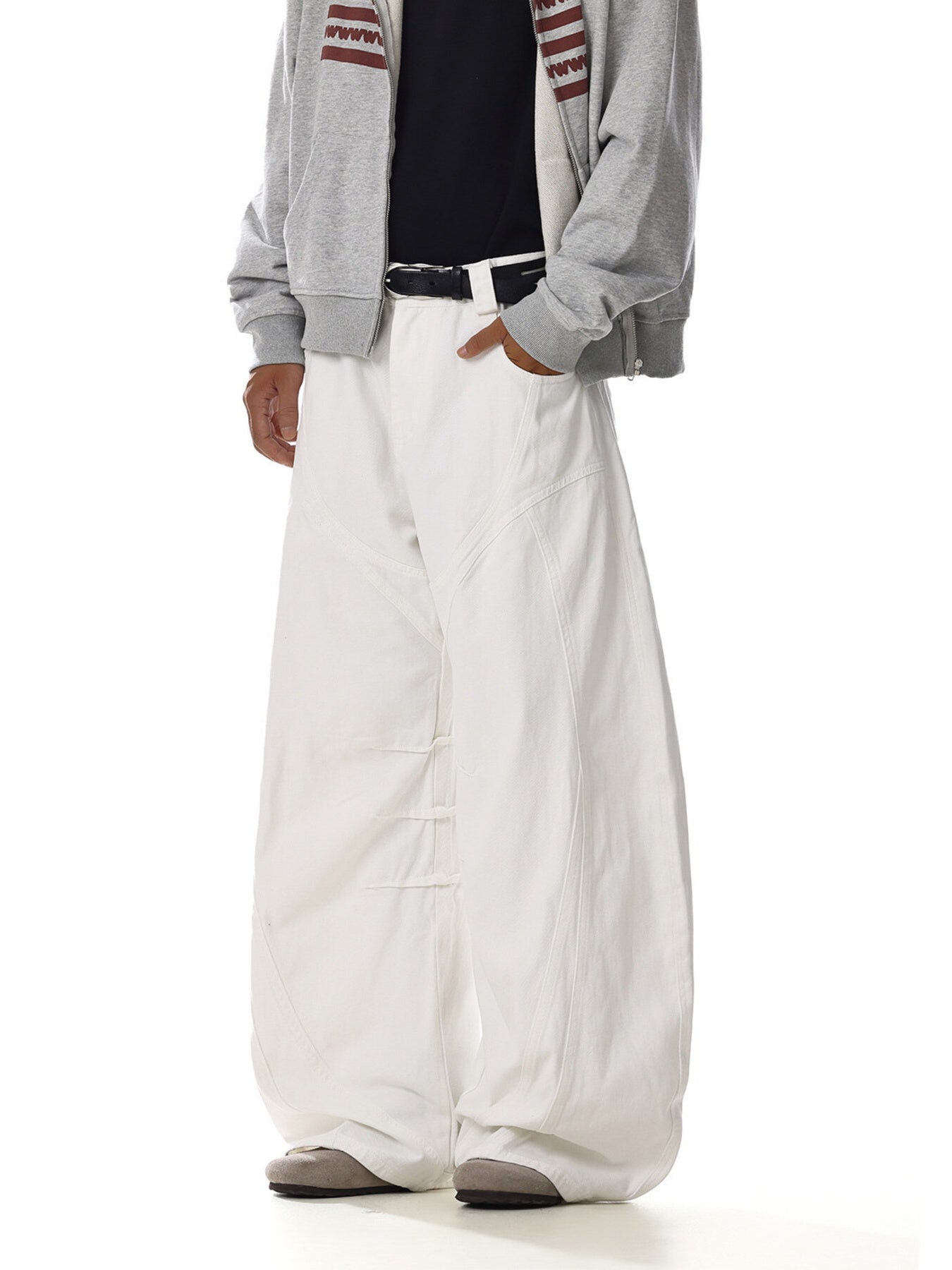 Men's Full Size Wide Leg Pants Plus Size