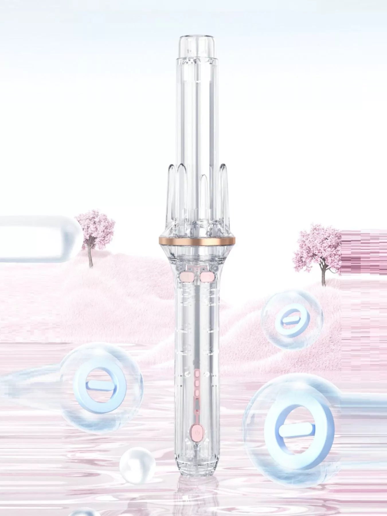Automatic Rotating Hair Curling Iron