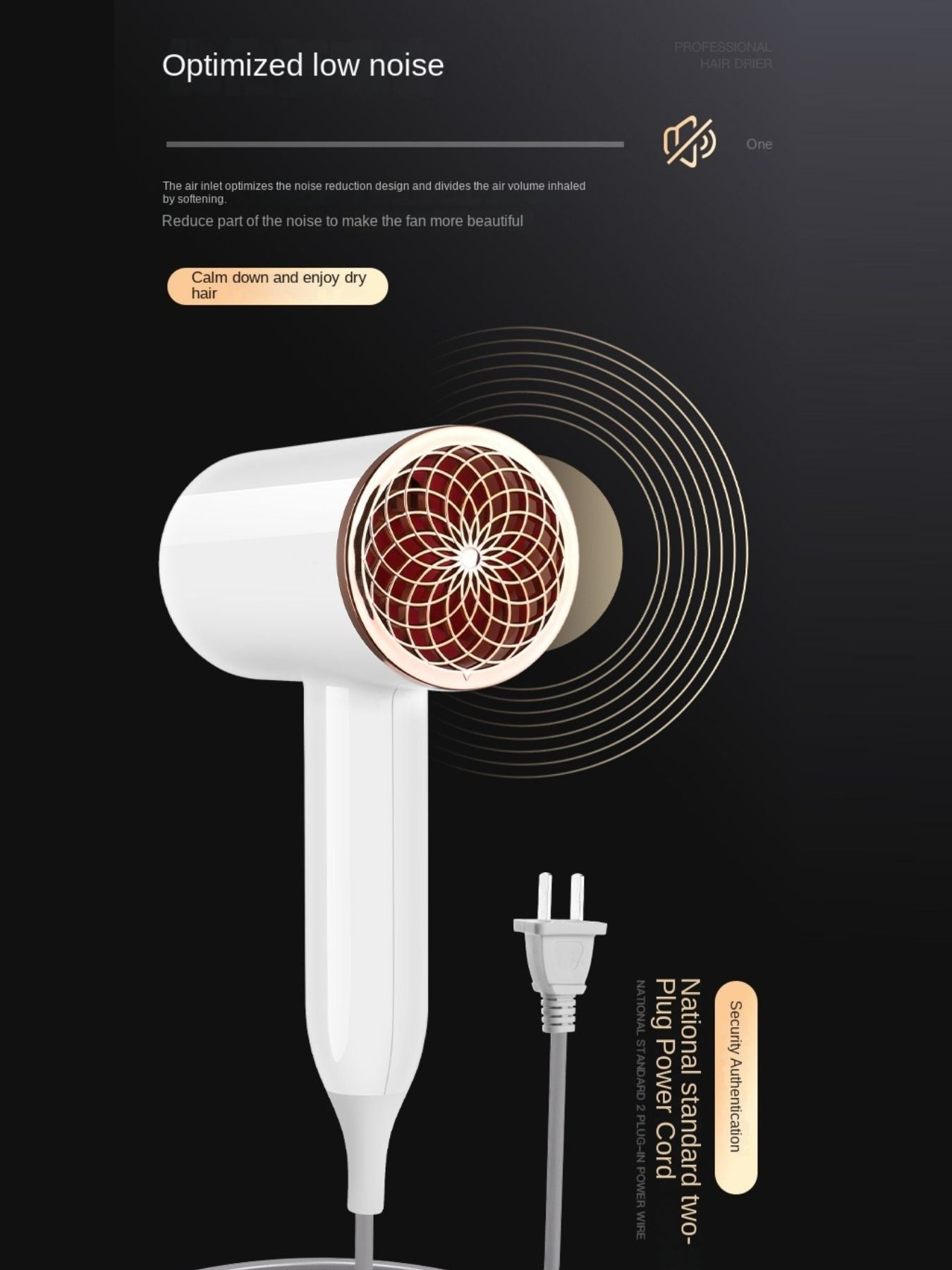 Quick-Drying & Hair Care Household Hair Dryer
