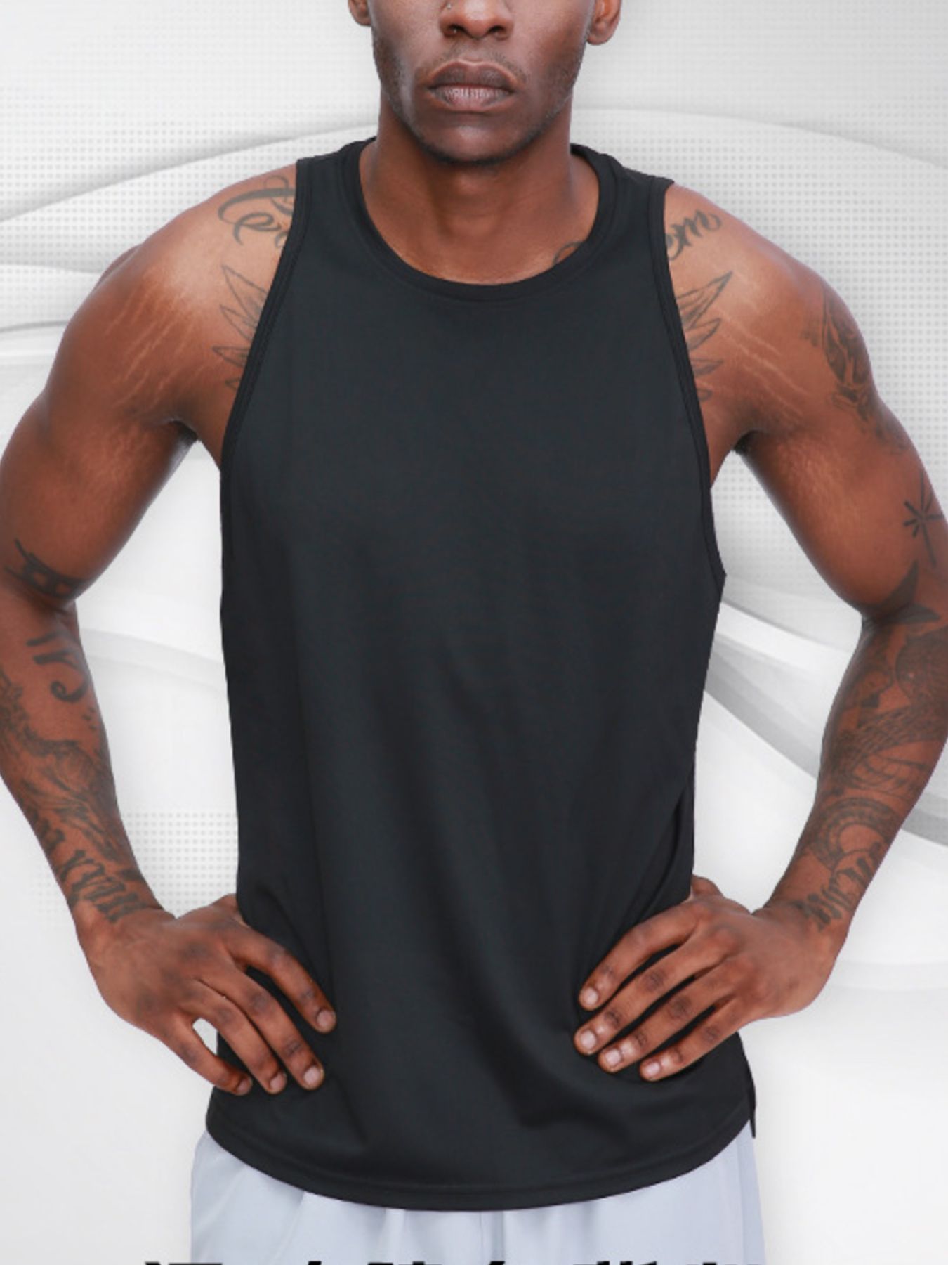Men's Plus Size Sleeveless Performance Active Tank