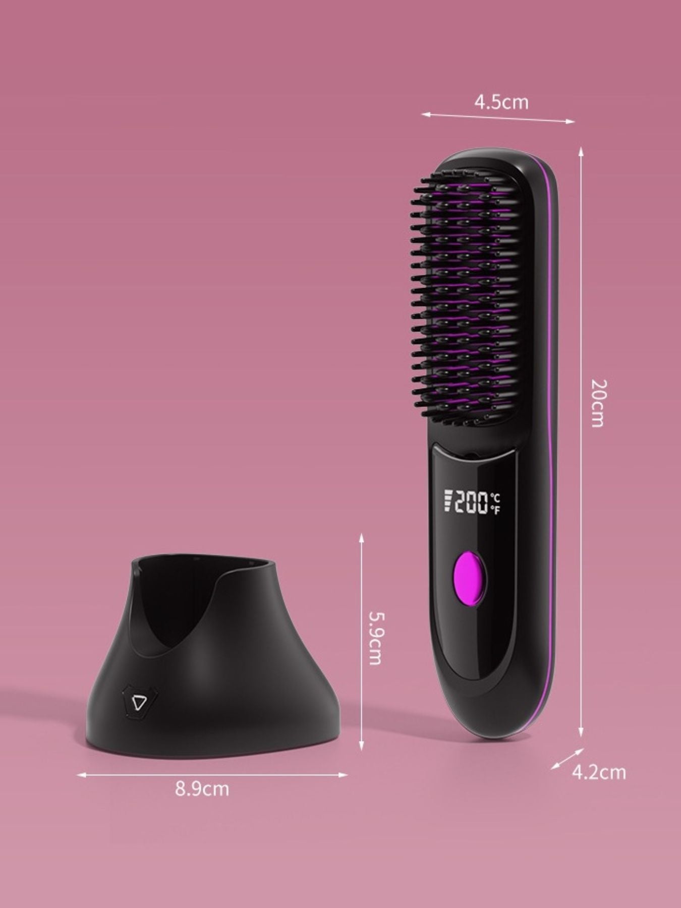 Fast Heating Anti-Scald Straightening Comb