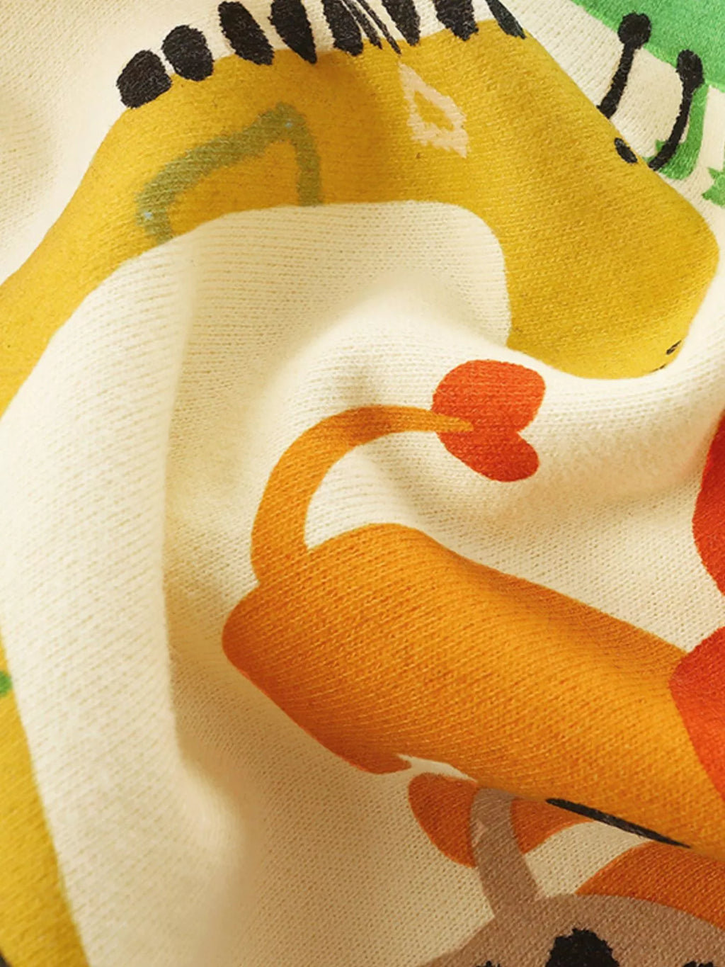 Children's Animal Print Zip-Up Hoodie