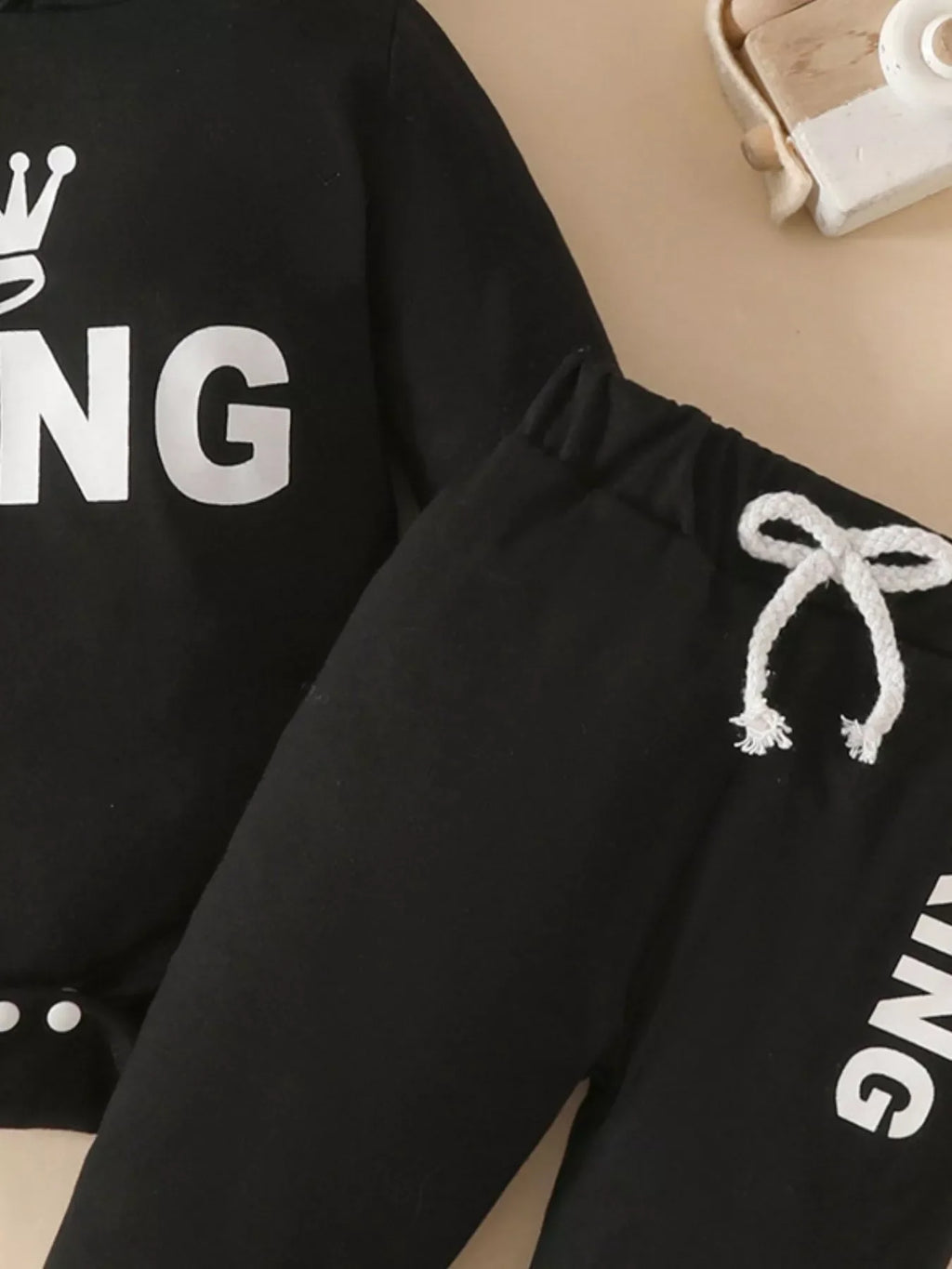 Children's Long Sleeve Bodysuit Hoodie and Pants Set