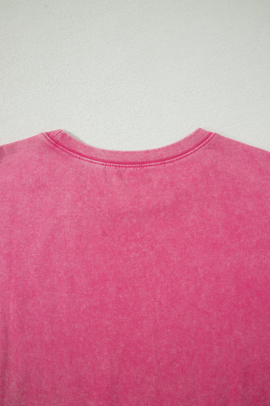 Rose Red Mineral Washed Oversized Tee