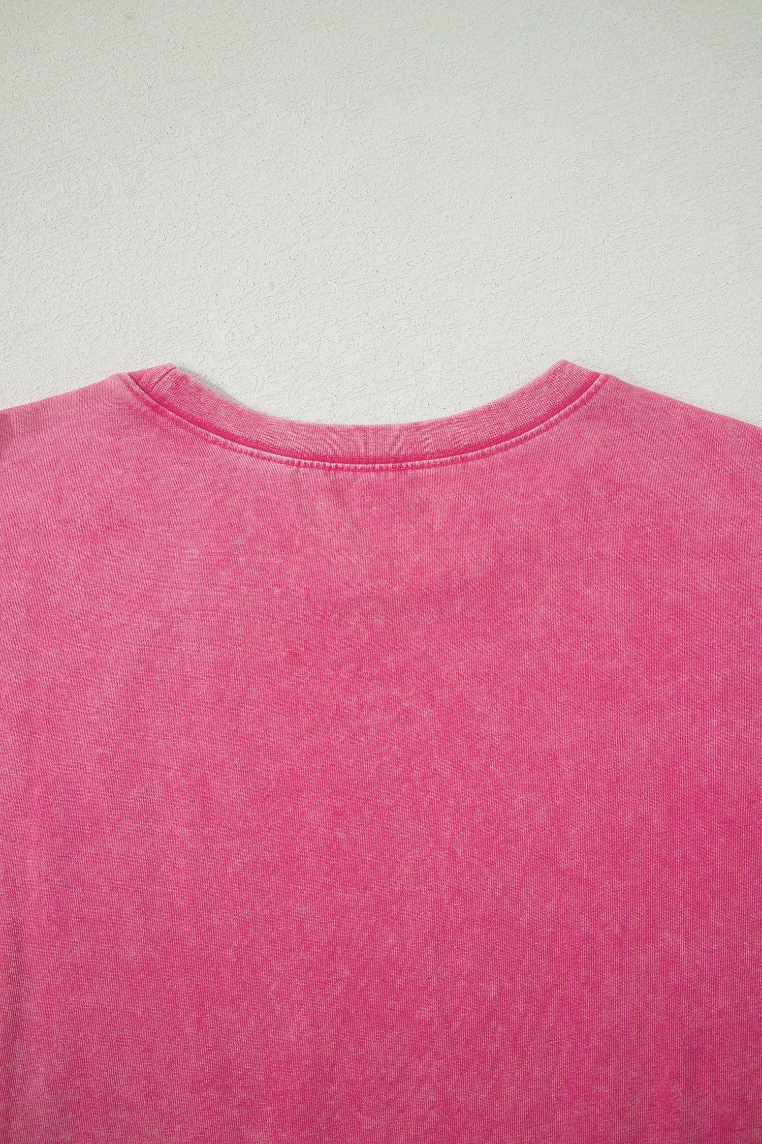 Rose Red Mineral Washed Oversized Tee