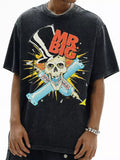 Men's Mr. Big Skull Graphic Vintage Wash T-Shirt