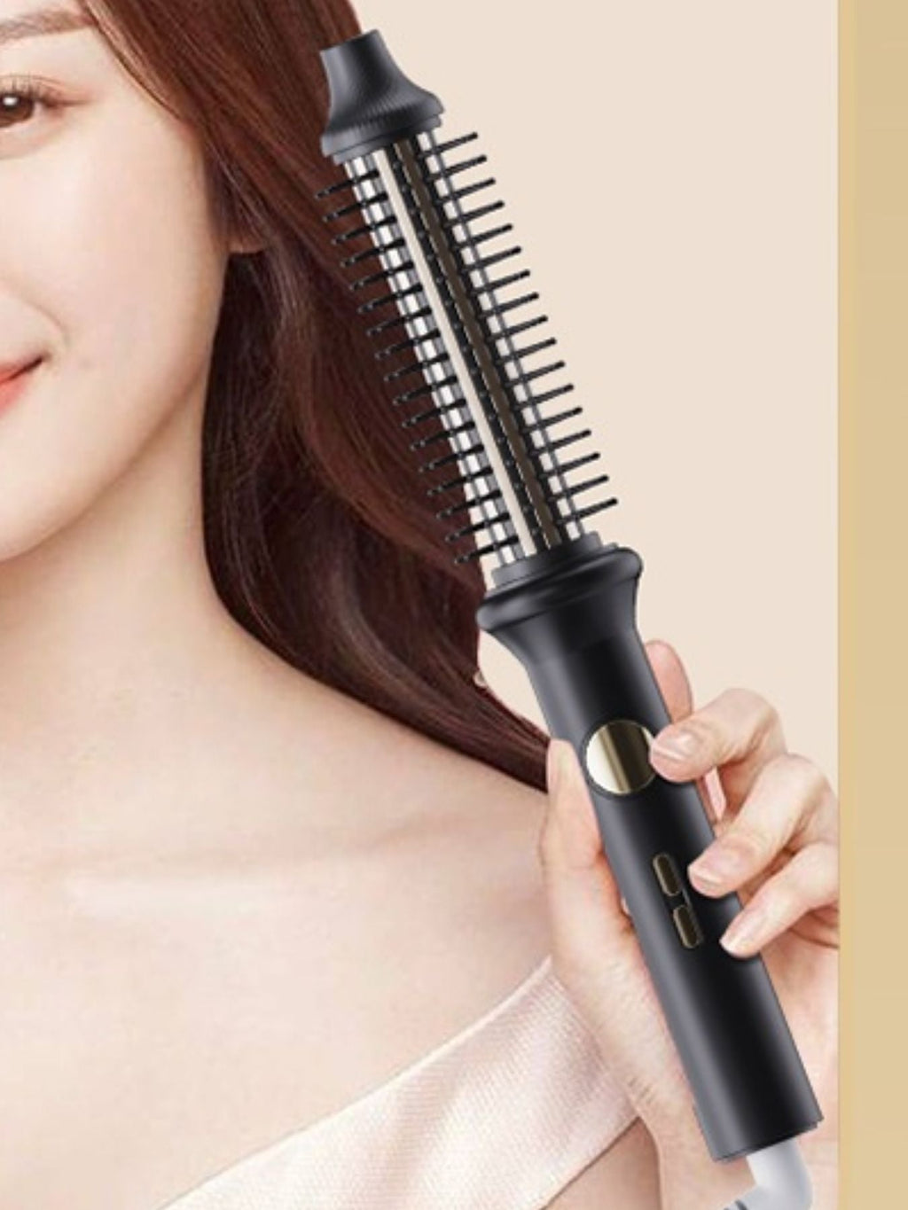 Rotating Heated Straightening Comb